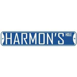   HARMON HOLE  STREET SIGN