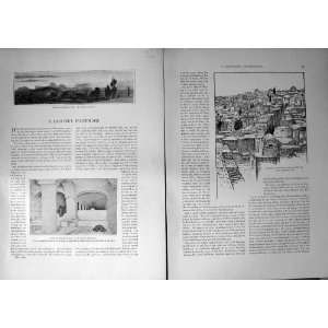   1893 ART JOURNAL MOSQUE AKSA HARAM JERUSALEM BETHANY