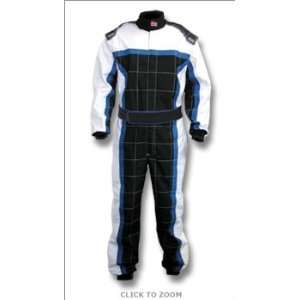  K1 Karting Suit Level 2 Blue/BlackWhite Automotive