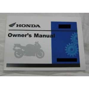 Honda Factory Owners Manual / 1985 VT500C Shadow Owner Manual / Pt 