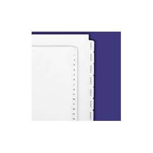  KLF91809   90000 Series Legal Exhibit Index Dividers 