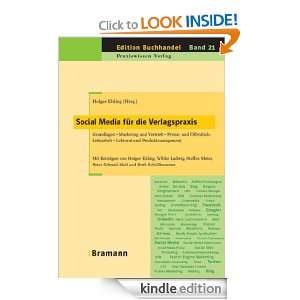 Social Media in der Verlagspraxis (German Edition) Holger Ehling 