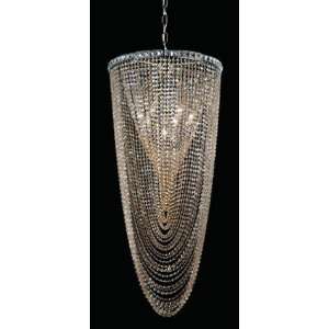 Ring of Crystal Design Foyer Chandelier with Colored European Crystal 
