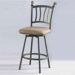 Chintaly 0227 CS 26 Swivel Counter Stool with Windsor Back (Set of 2)