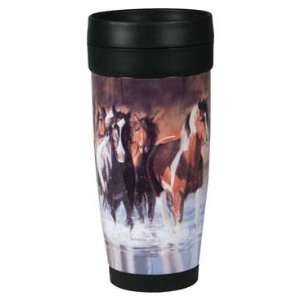  Rush Hour Horses Travel Mug 