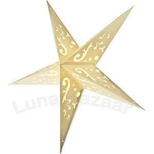  Ivory 24 Inch Paper Star Lantern