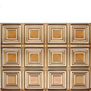  0601 Aluminum Backsplash Tile   Antique Copper & Clear 24 