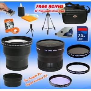  Professional Tokina 3x Telephoto & 0.22X Ultra Fisheye 