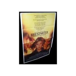  Firestarter Folded Movie Poster 1984 