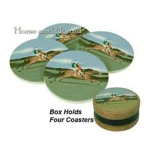  Horse Racing Bisque Coasters