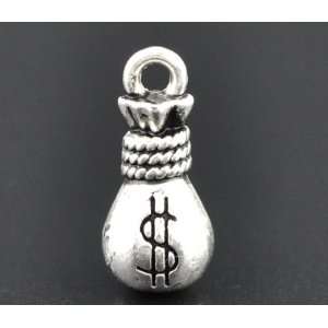 Divine Beads Cash bag dangle charm bead fits Thomas Sabo, mobile phone 