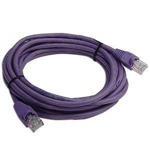  10 Category 5 Ethernet Patch Cable (Purple) Electronics