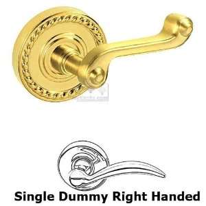  Single dummy ornate right handed lever with rope rosette 
