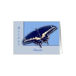  Black Swallow Longtail, Bridal Shower Card Health 