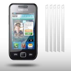 SAMSUNG WAVE 525 6 IN 1 PACK CRYSTAL CLEAR LCD SCREEN PROTECTOR BY 