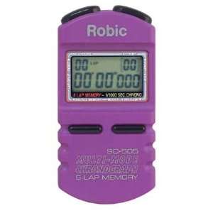  Robic SC 505 1/1000th Second Sports ChronometerPurple 