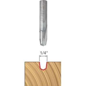  Freud 70 102 1/4 Inch Diameter Veining Router Bit with 1/4 