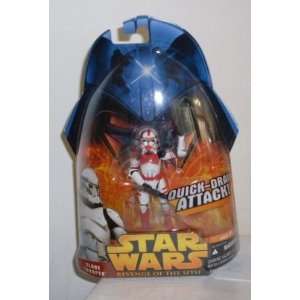  STAR WARS EPISODE 3 ROTS CLONE #6 RED SHOCK TROOPER Toys 
