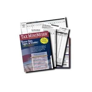  Tax MiniMiser Easy Tax Record Keeping System Office 
