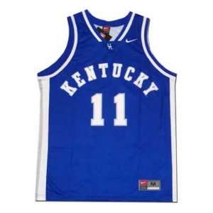  Nike Kentucky Wildcats #11 Royal Blue Replica Basketball 
