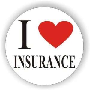  I (Heart) Insurance Halloween Badge 