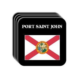 US State Flag   PORT SAINT JOHN, Florida (FL) Set of 4 Mini Mousepad 