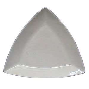  Tuxton China BEZ 1248 12.5 in. Triangle Plate   Eggshell 