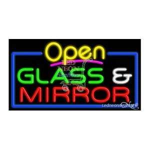  Glass and Mirror Neon Sign