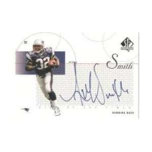 2002 SP Authentic Sign of the Times #STAS Antowain Smith   New England 