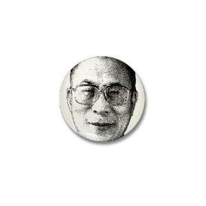  Dalai Lama Peace Mini Button by  Patio, Lawn 