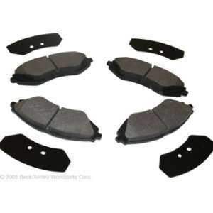  Beck Arnley 087 1686 Semi Metallic Brake Pads 