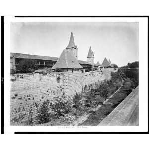    Nuremburg. Old Fosse, Germany,dry moat,1860s