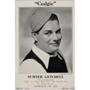  1930 Cudgie Sumner Getchell Alone withYou Fox Actor Ad 