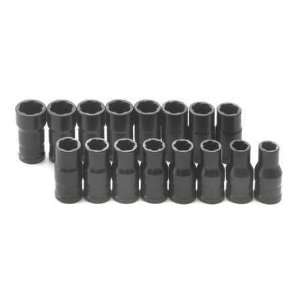   TOOLS 756 Turbo Socket Set,1/4 In Dr,16 Pc
