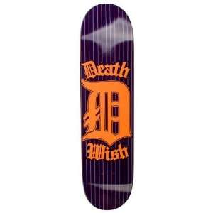  Deathwish Team Gangster D Skateboard Deck   7.75 in 