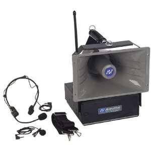  NEW Wireless Half Mile Hailer   With Wired & Wireless Mic 