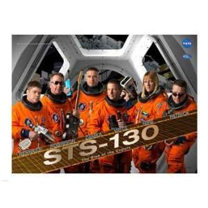  STS130 Mission Poster Poster (24.00 x 18.00)