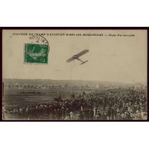  Issy les Moulineaux airfield as a monoplane takes off 
