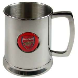 Arsenal FC. Stainless Steel Tankard