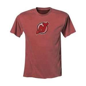 Majestic New Jersey Devils Big Time Play Pigment Dye T shirt   New 