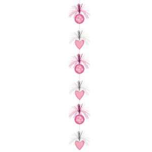  Pink/Silver Heart Column 