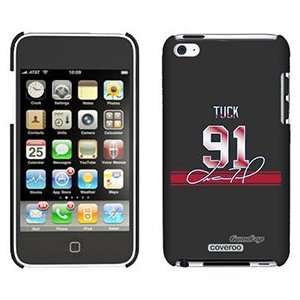  Justin Tuck Signed Jersey on iPod Touch 4 Gumdrop Air 