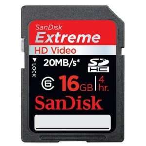  16GB Extreme HD Video SD Card Electronics