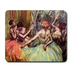  Four Dancers Behind the Scenes 2 By Edgar Degas Mouse Pad 