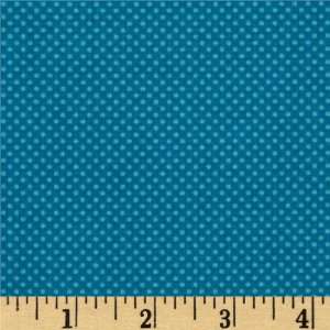  44 Wide Baby Looney Tunes Playtime Pindots Blue Fabric 