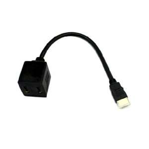  HDMI Male To 2x HDMI Female Y Splitter Adapter Cable NR 