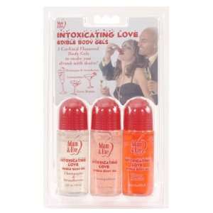    Intoxicating Love   Edible Body Gels Kit (3 Flavors) Beauty