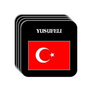  Turkey   YUSUFELI Set of 4 Mini Mousepad Coasters 