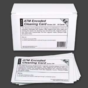  ATM Encoded Cleaning Card (10 Cards) Electronics