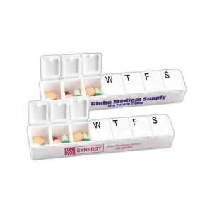 Carry along all week pill box made of propylene with 7 compartment 